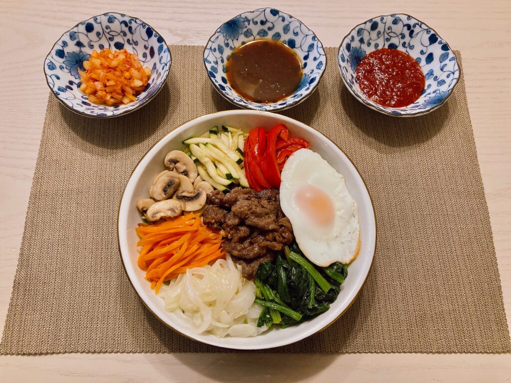 韓国バラエティ ユン食堂2 プルコギビビンバの再現レシピ 韓国ブログと犬